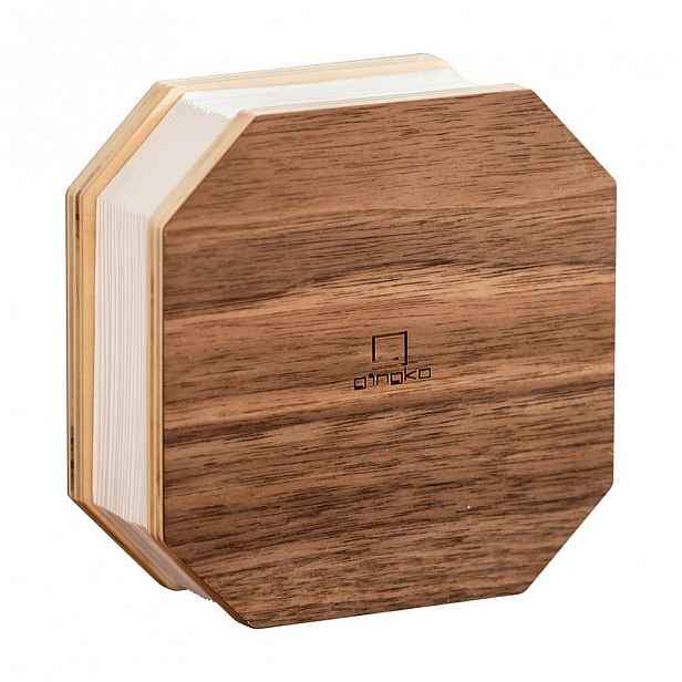 Tmavě hnědá skládací lampa Gingko Accordion
