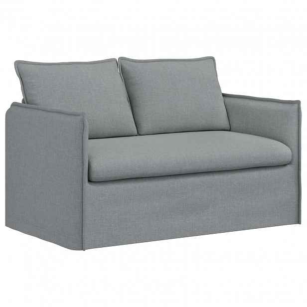 vidaXL Pohovka Světle šedá 136 x 82 x 85 cm textil