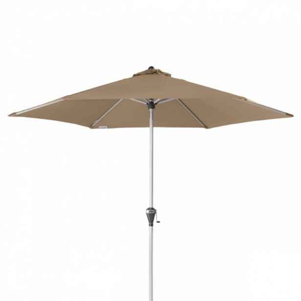 Automatický naklápěcí slunečník s klikou Doppler ACTIVE 280 cm - hnědý