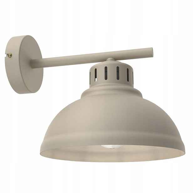 Béžová kovová nástěnná lampa Sven 8887 Luminex