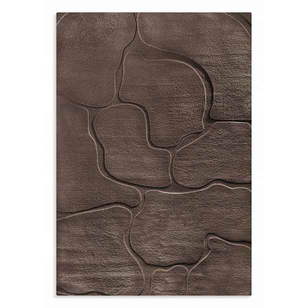 Koberec 120x170 Alba3 Boho geometrický hnědý moderní