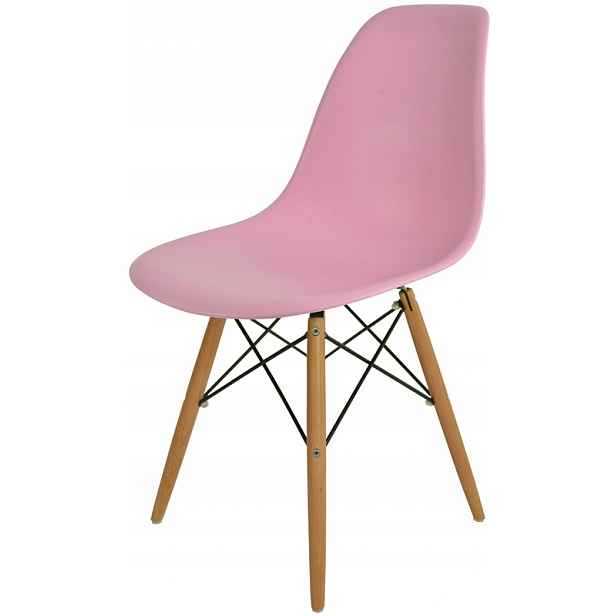 Křeslo Milano Design Dsw Dsr Světle Růžové