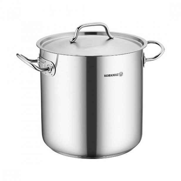 Nerezový hrnec, s poklicí, 20cm/6L, "Proline Gastro" - Korkmaz