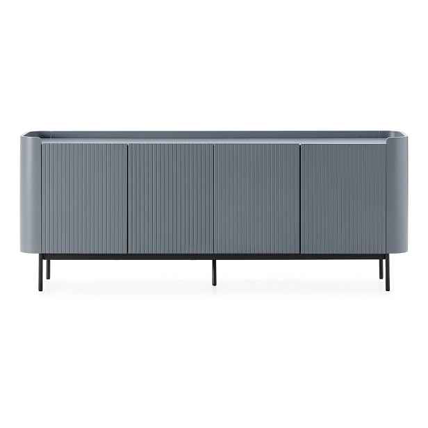 Šedomodrá komoda 200x80x40 cm Willa – MOME