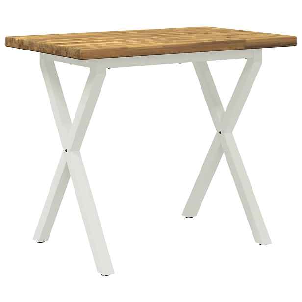 vidaXL Čtvercový jídelní stůl 110 x 55 x 75 cm Masivní akátové dřevo