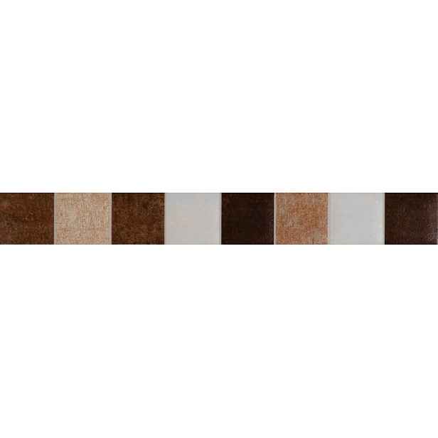 Listela Multi Tahiti béžovohnědá 5x40 cm mat SIKOOE75388