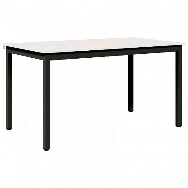 vidaXL Jídelní stůl Bílá 140 x 80 x 75 cm Masivní borové dřevo
