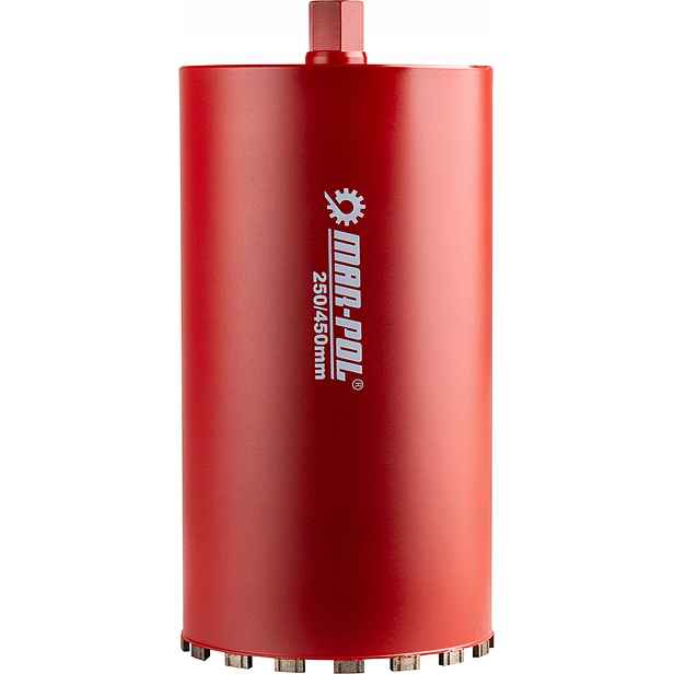Korunkový Vrták 250 mm x 450 mm, závit 1 1/4" 20T Mar-Pol