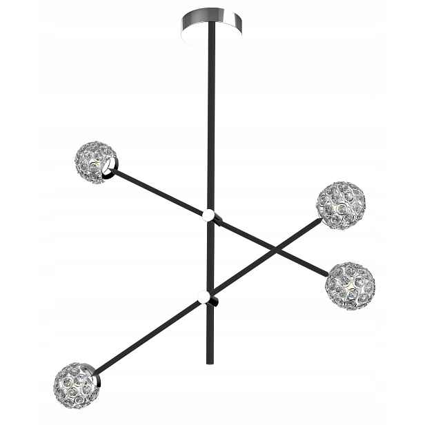 Lampa s pohyblivými krystaly 4XG9 Apeti Candellux