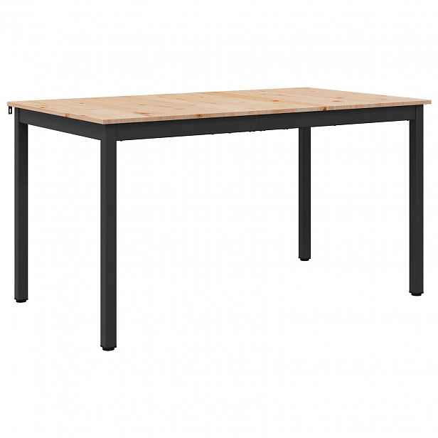 vidaXL Jídelní stůl Přírodní 150 x 90 x 75 cm Masivní borové dřevo