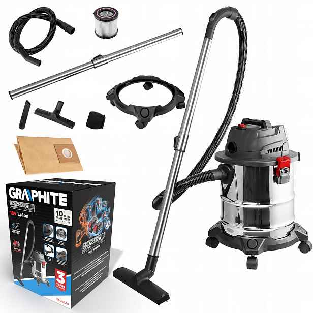 Graphite Vysavač Solo 18V 20L Energy