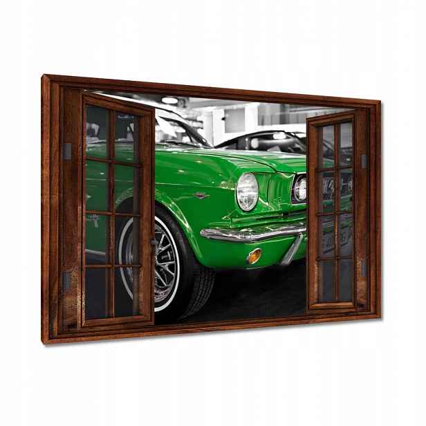 Obrazy 120x80 Zelený Ford Mustang