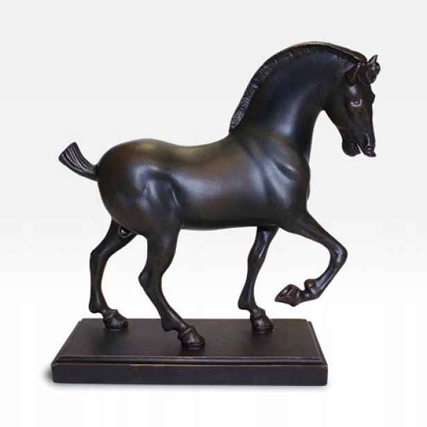 Figurka Kůň z obrázku Leonardo Da Vinci, Parastone 24 cm