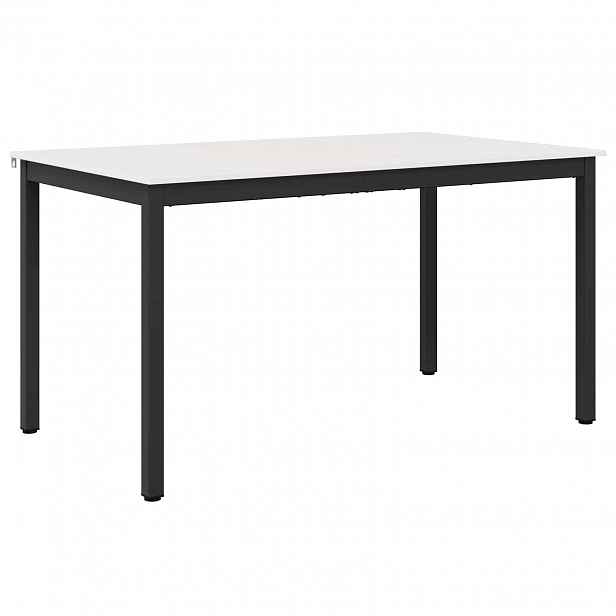 vidaXL Jídelní stůl Bílá 150 x 90 x 75 cm Masivní borové dřevo