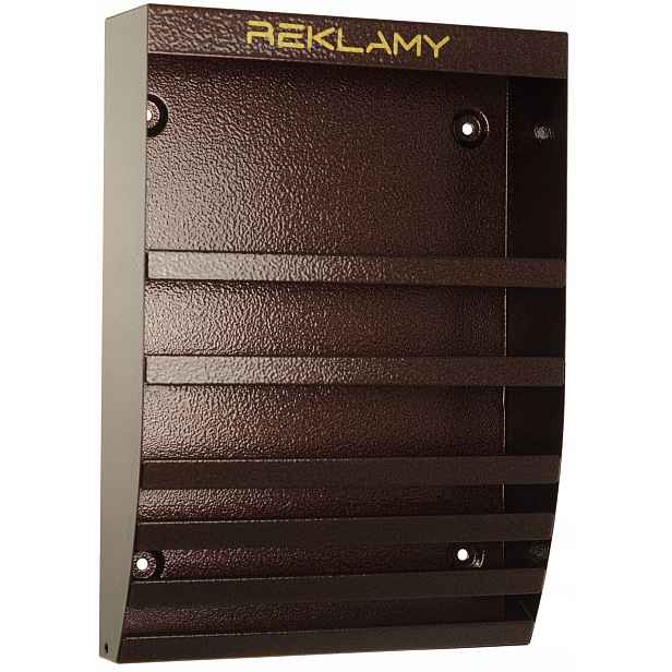 Krabička Na Reklamy Noviny Letáky Tisk 34 x 24 CM Bronz Antik Polsko