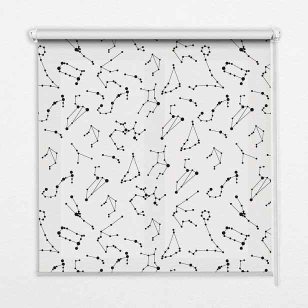 TULUP VNITŘNÍ roleta - okenní roleta - roleta - 60x140 cm - Souhvězdí