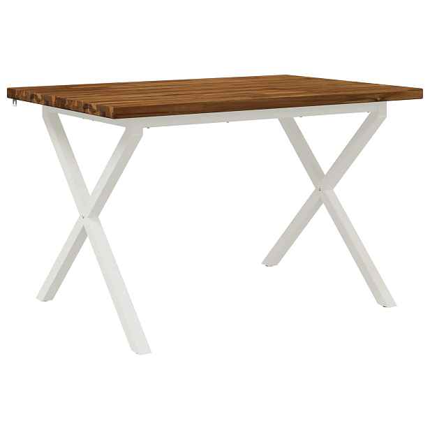 vidaXL Čtvercový jídelní stůl 120 x 80 x 75 cm Masivní akátové dřevo