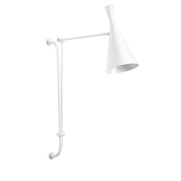 Beliani NÁSTĚNNÁ LAMPA Bílá Marisa