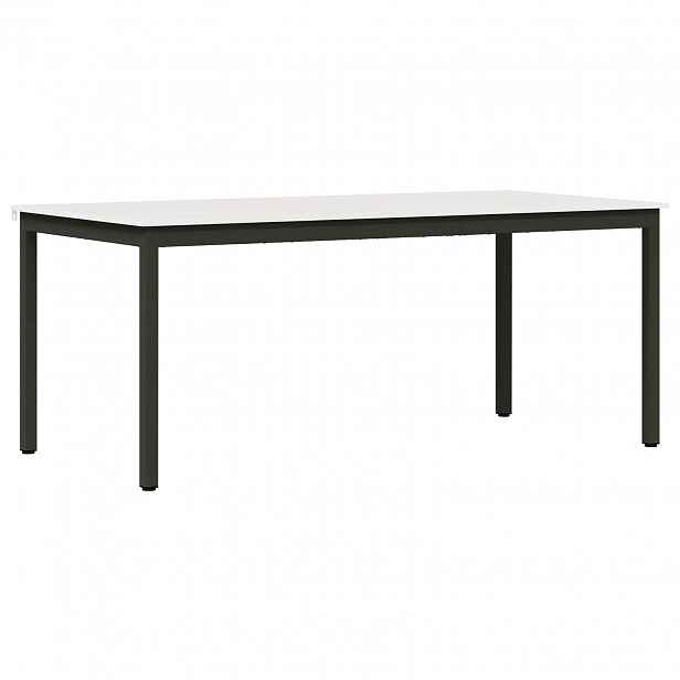 vidaXL Jídelní stůl Bílá 180 x 90 x 75 cm Masivní borové dřevo