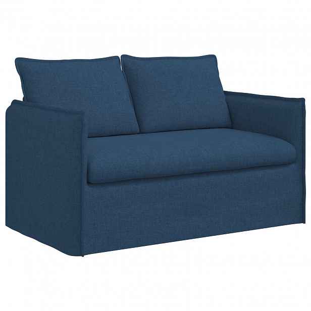 vidaXL Pohovka Modrá 136 x 82 x 85 cm textil