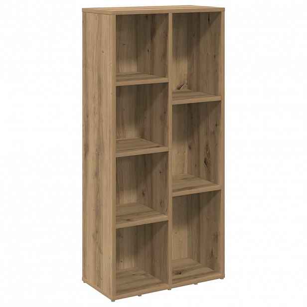 vidaXL Knihovna dub artisan 50 x 25 x 104 cm kompozitní dřevo
