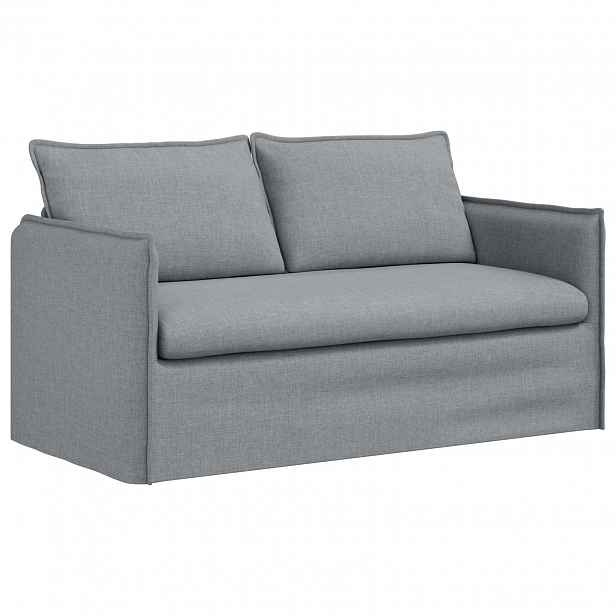 vidaXL Pohovka Světle šedá 156 x 82 x 85 cm textil