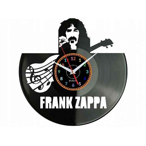 Zappa Dekorativní Nástěnné Hodiny Moderní Vinylová Deska Vinyl Jako Dárek
