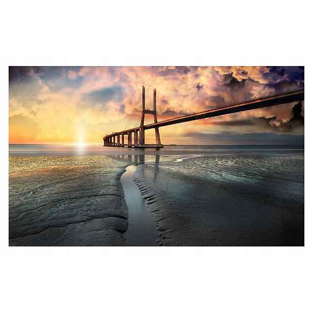 Fototapeta Most Vasco da Gama vinylová architektura 312x219 lepidlo