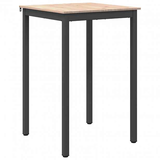 vidaXL Barový stůl 70 x 70 x 105 cm Masivní borové dřevo Přírodní