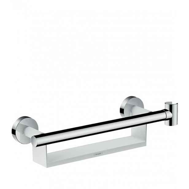 Madlo Hansgrohe Unicas držákem bílá/chrom 26328400