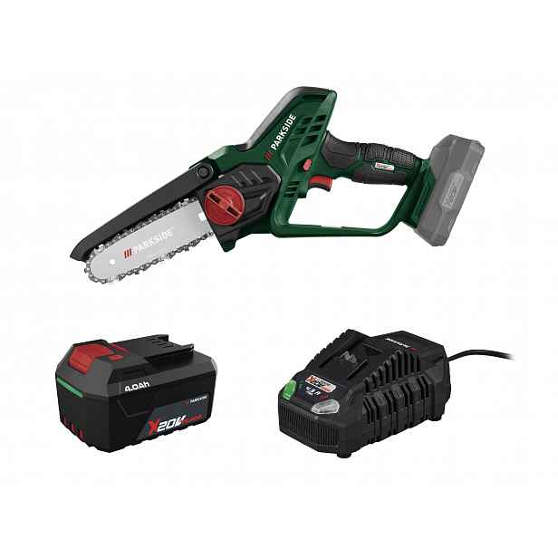 Parkside® Aku řetězová pila Paghs 20-Li C4, 4 Ah
