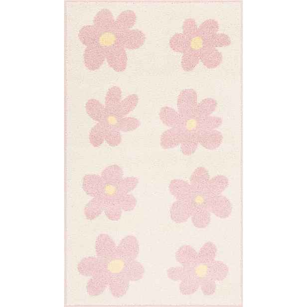 Růžový/slonovinový dětský koberec 120x170 cm Dazzy Rose – FD