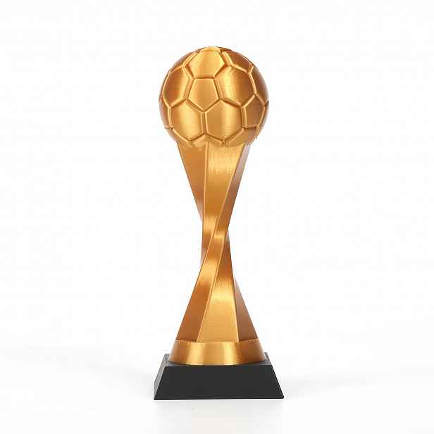 TEMU 3D tištěná soška fotbalového trofeje - Model fotbalového trofeje, vhodný pro soutěže a večírky - Sběratelský dárek pro fotbalové fanoušky, pro