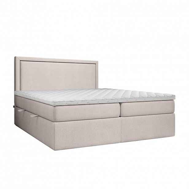 AltaBeds KONTINENTÁLNÍ postel JODAN 140/200 cm Béžová