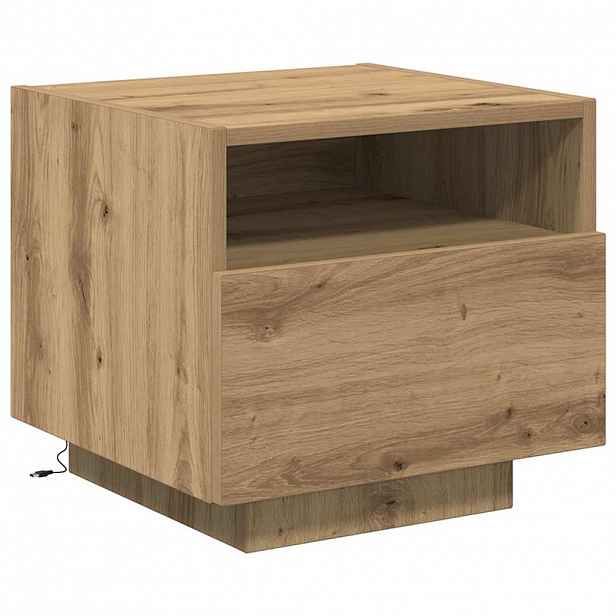 vidaXL Noční skříňka Artisanový dub 40 x 39 x 37 cm Kompozitní dřevo