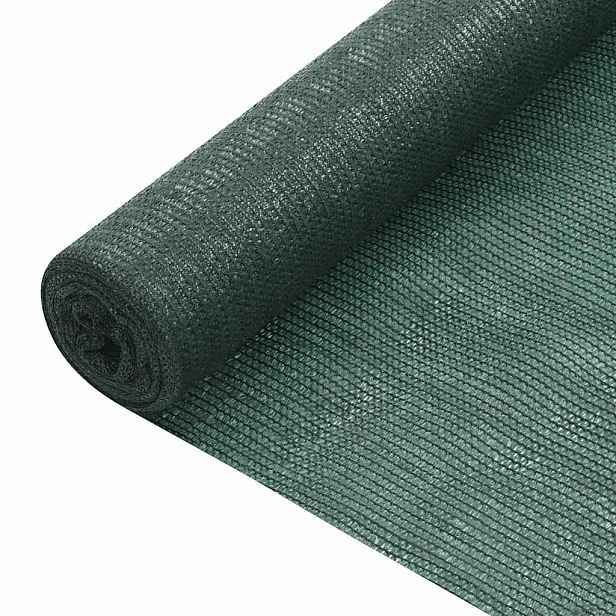 vidaXL Stínící tkanina zelená 1,2 x 10 m HDPE 75 g/m²