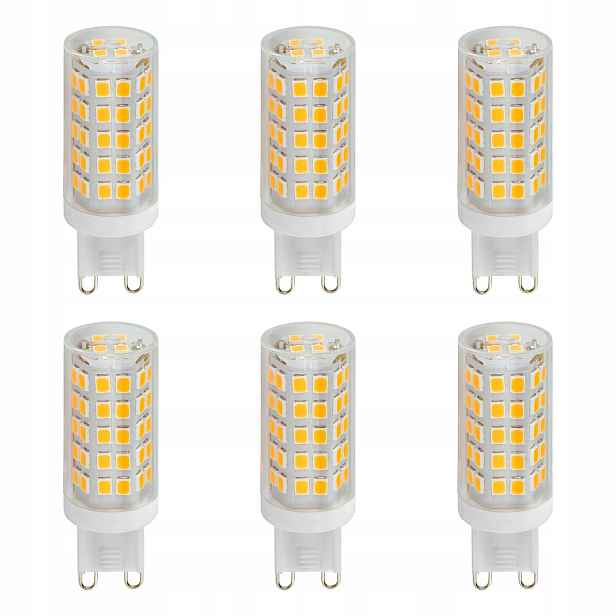 Tk Lighting Sada 6x Led žárovka G9 4W Ww 3000K 3131