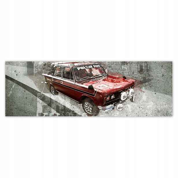 Plakáty 200x66 Červený Velký Fiat 125p