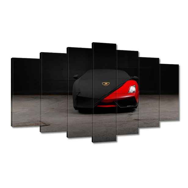 Obrazy 140x80 Červené sportovní auto