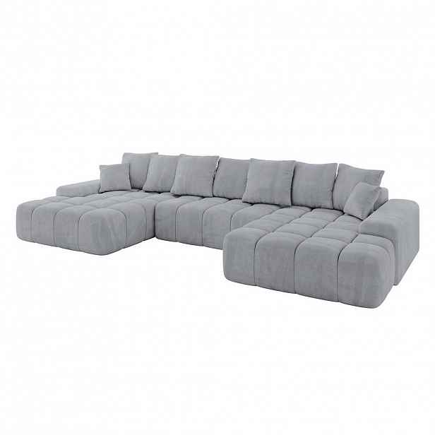 ALTDECOR SEDACÍ SOUPRAVA ENSI-U – 353 x 164 x 69 cm titanová barva