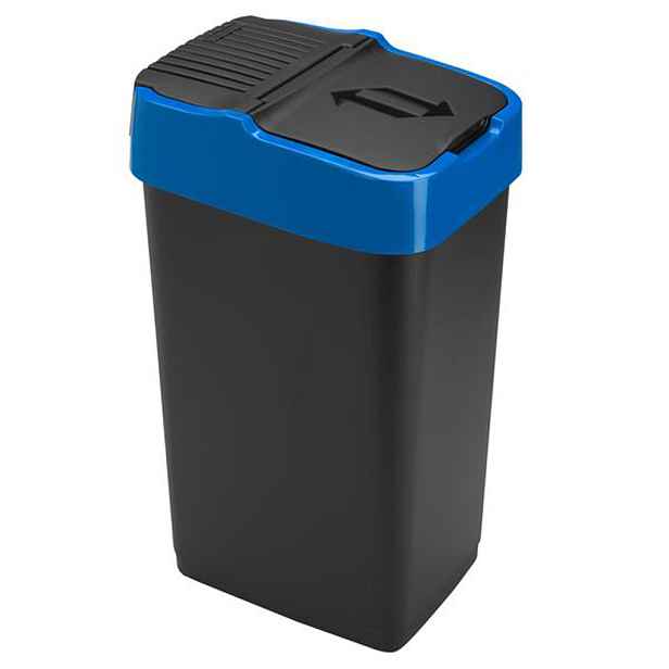 Plastový odpadkový koš HEIDRUN 35l Varianta: ZELENÁ