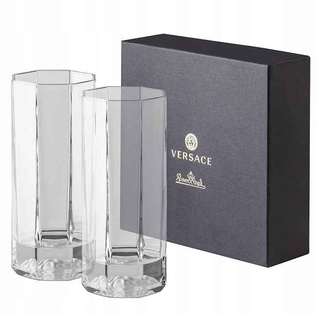 Sada 2 sklenic Longdrink Versace Crystal Lumier