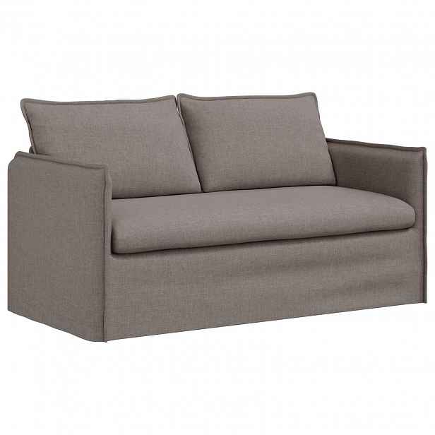 vidaXL Pohovka Taupe 156 x 82 x 85 cm textil