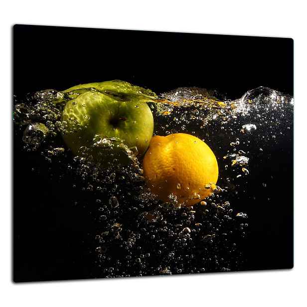 Skleněná Ochranná Deska Panel Lepidlo 65x60 Ovoce