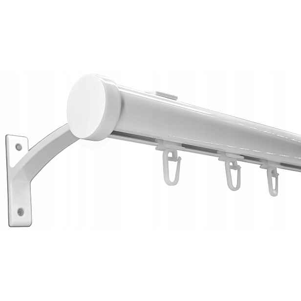 Garnýž Aluminiový 28mm Bílý 300cm Luna sada špendlíků