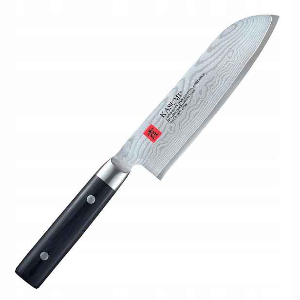 Nůž santoku Kasumi Masterpiece MP07 18 cm VG-10 damascénský 60-61 Hrc