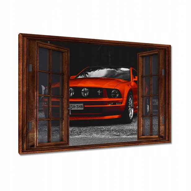 Obrazy 120x80 Červený Ford Mustang