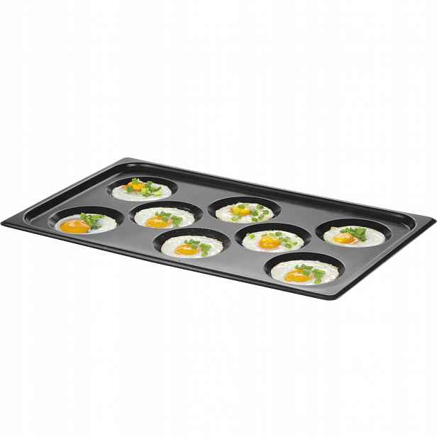 Plech Gn 1/1 Teflon pro 8 vajec sázených pancakes omelet Hendi