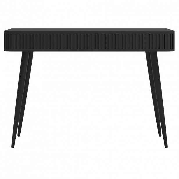 Selsey TOALETKA Ovarlo černá se 2 zásuvkami 113 cm