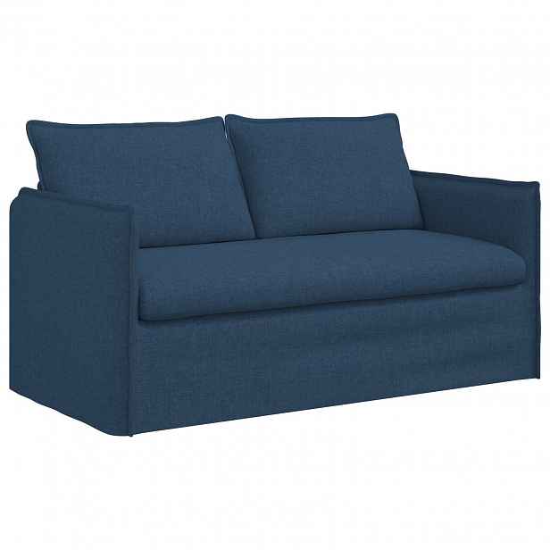 vidaXL Pohovka Modrá 156 x 82 x 85 cm textil